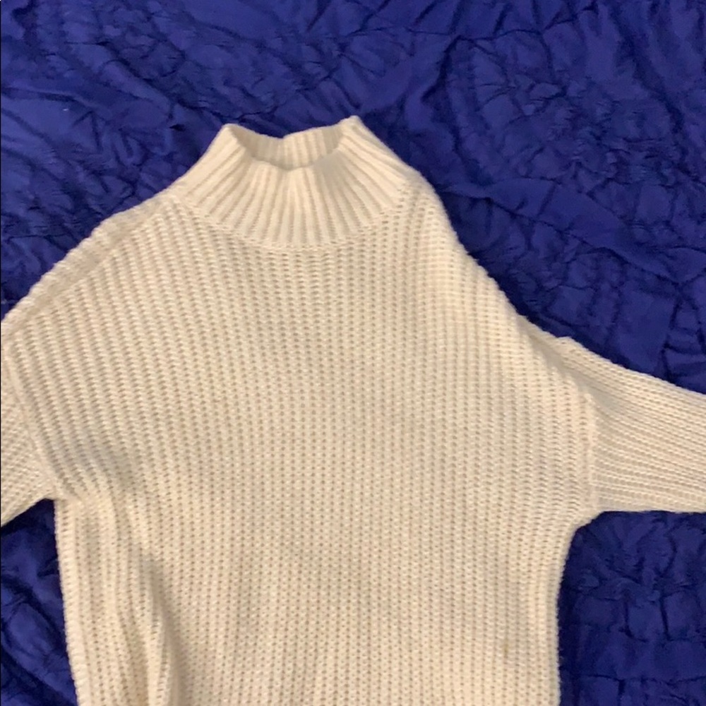 Ann Taylor cream knit sweater